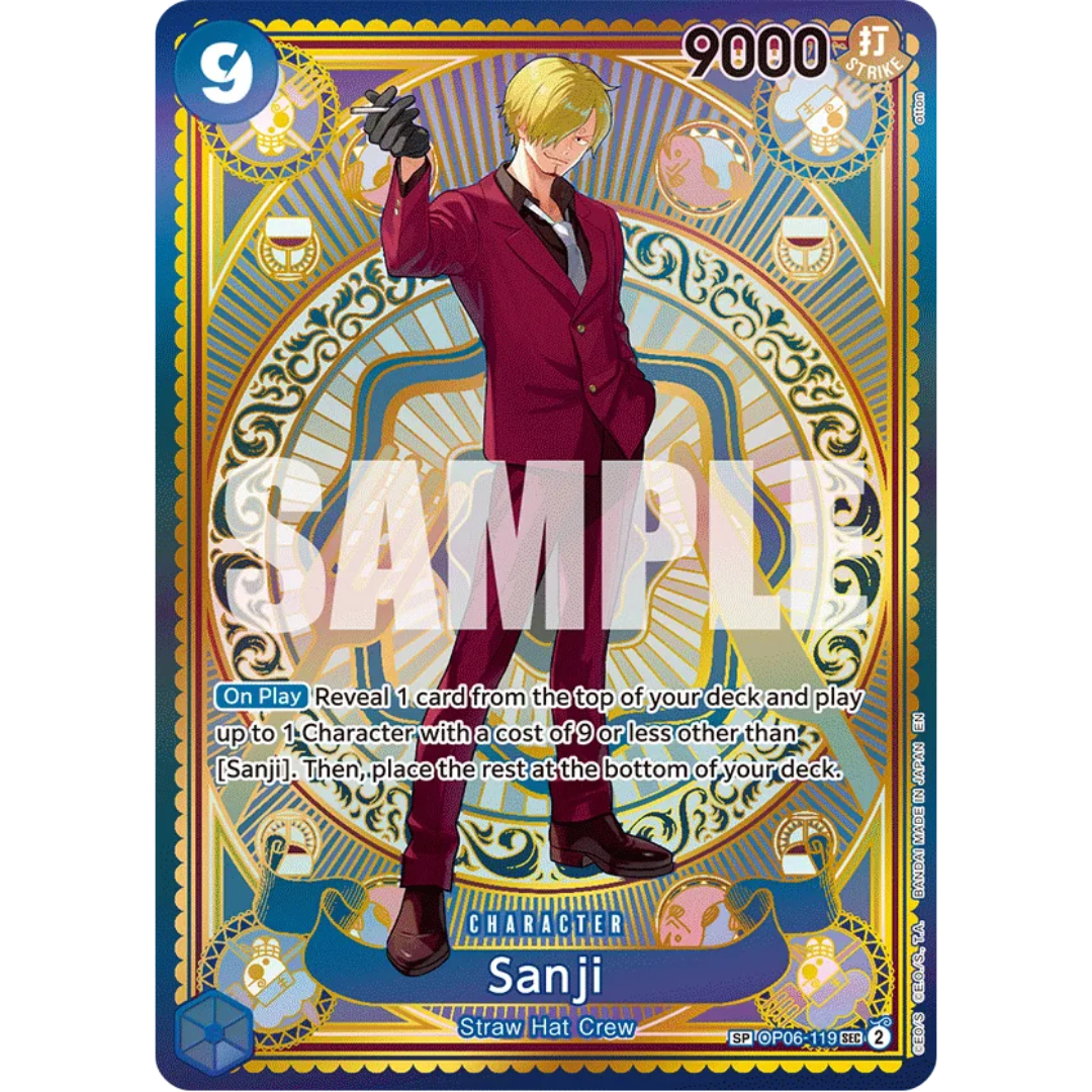 Sanji (SP) (OP06-119) - A Fist of Divine Speed Foil