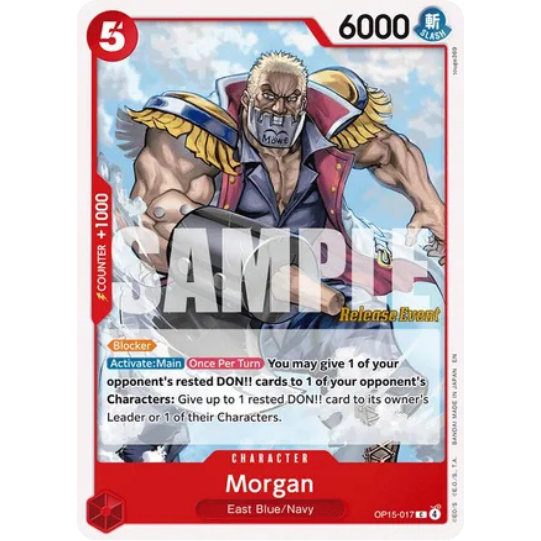 Morgan (OP15-017) - Adventure on Kami's Island Release Event Cards