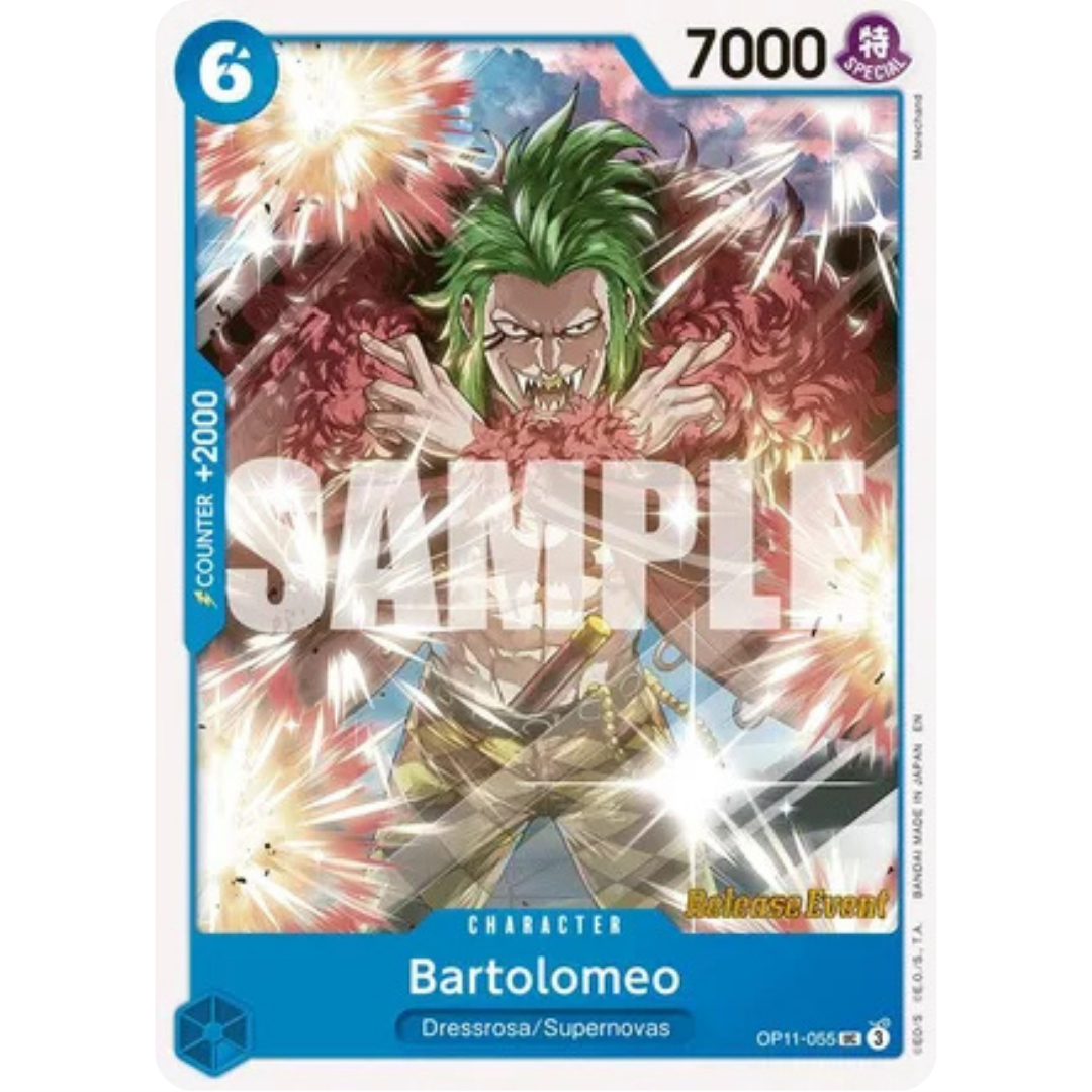 Bartolomeo (OP11-055) - A Fist of Divine Speed Release Event Cards