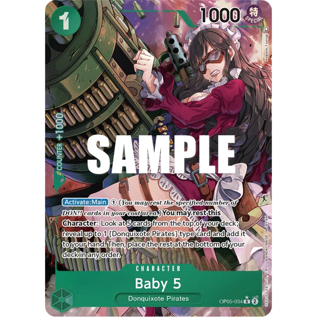 Baby 5 (034) (Alternate Art) (OP05-034) - Awakening of the New Era Foil