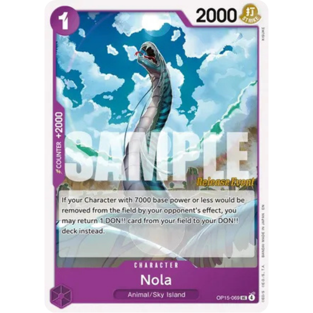 Nola (OP15-069) - Adventure on Kami's Island Release Event Cards