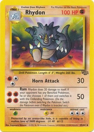 Rhydon 045/64 - Unlimited Jungle - Uncommon