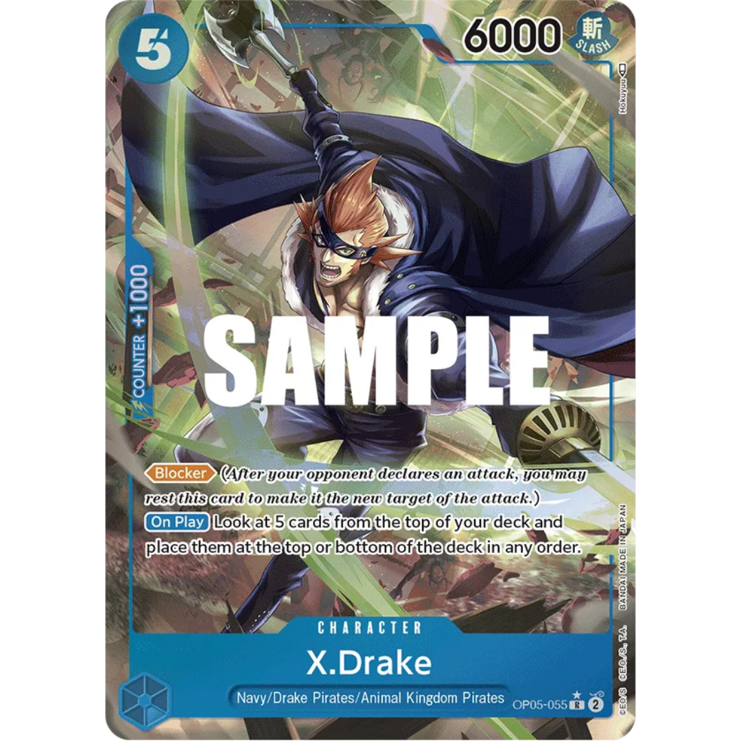 X.Drake (Alternate Art) (OP05-055) - Awakening of the New Era Foil