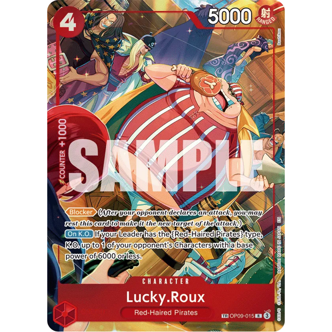 Lucky.Roux (TR) (OP09-015) - A Fist of Divine Speed Foil