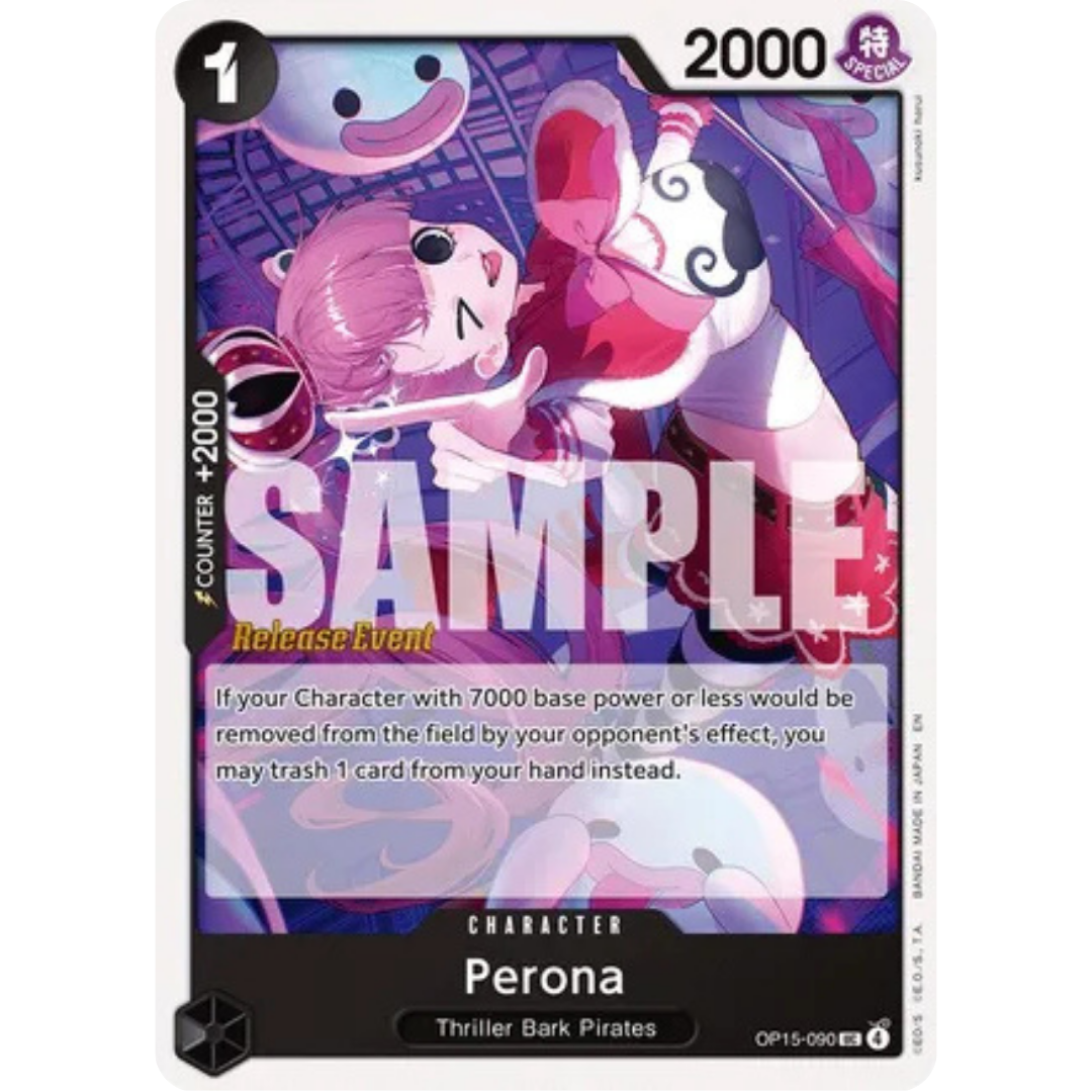 Perona (OP15-090) - Adventure on Kami's Island Release Event Cards