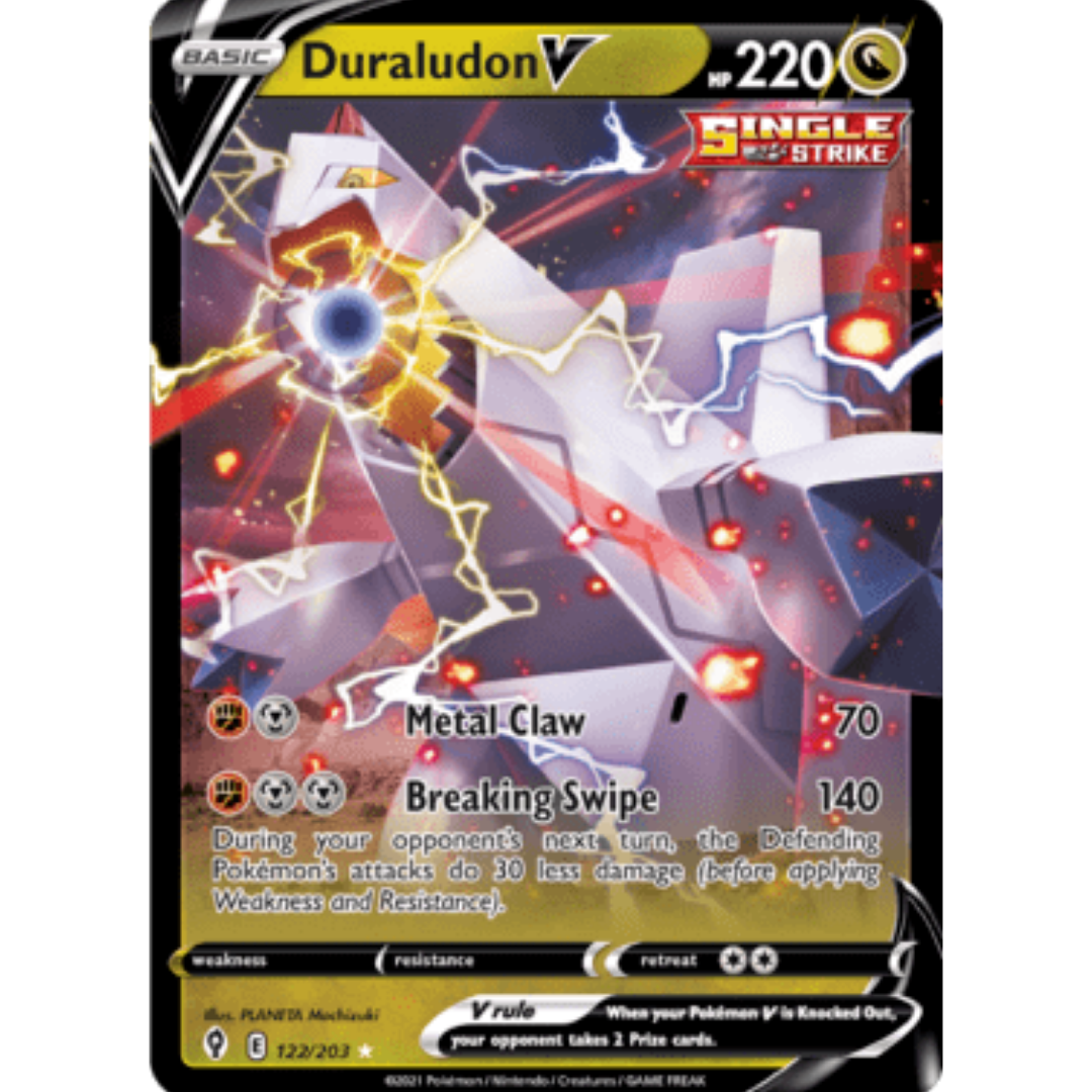 Duraludon V 122 - Holofoil SWSH07 Evolving Skies - Ultra Rare