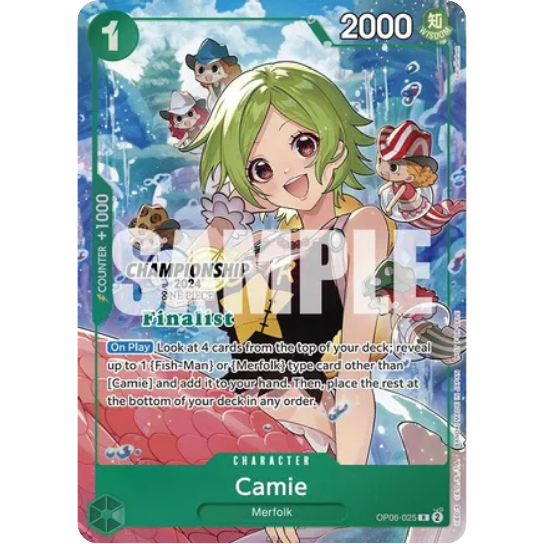 Camie (Championship 2024 Finalist Card Set) (OP06-025) - One Piece Promotion Cards Foil