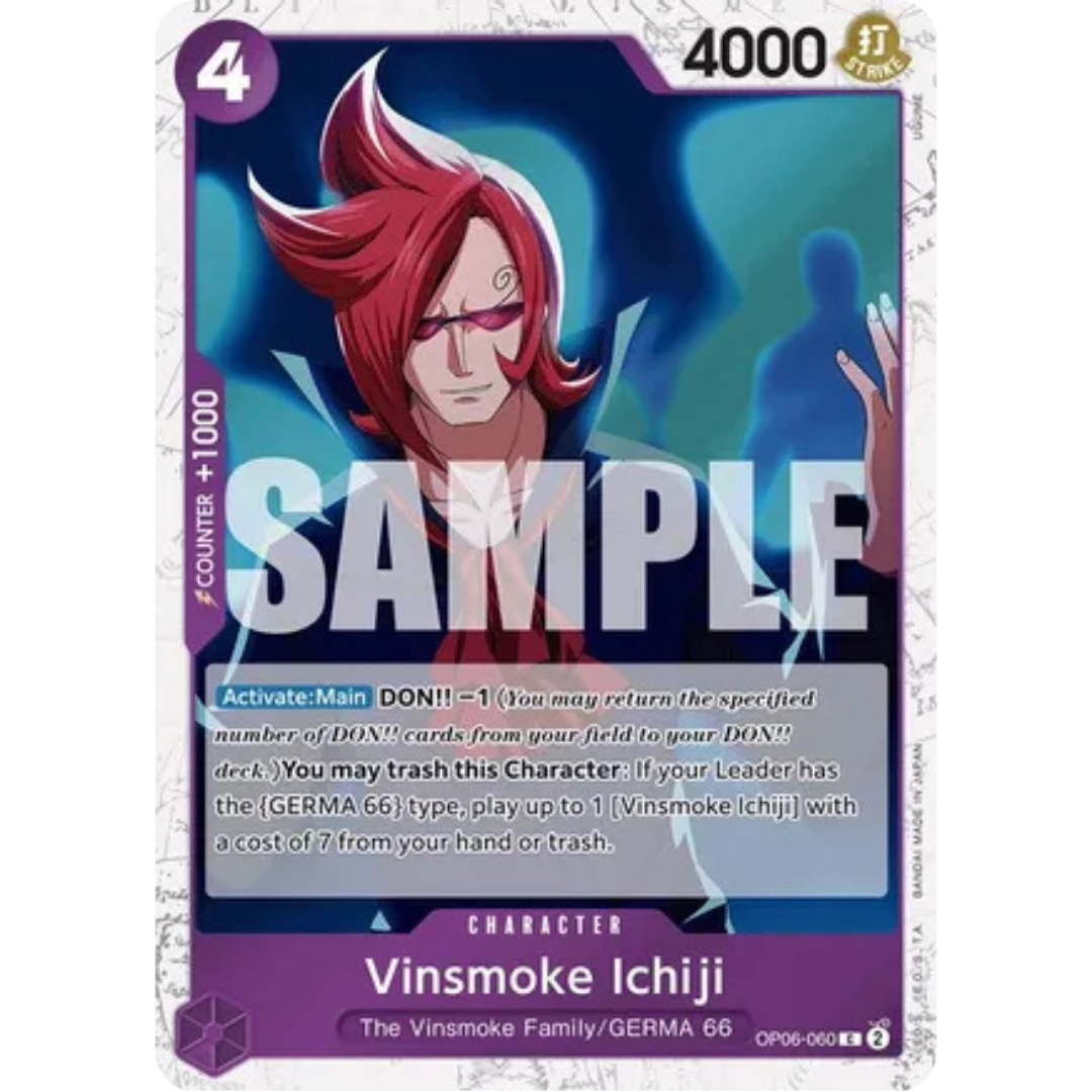 Vinsmoke Ichiji (OP06-060) (Jolly Roger Foil) (OP06-060) - Premium Booster -The Best- Foil