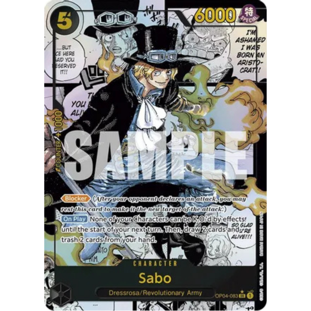 Sabo (OP04-083) (Manga) (OP04-083) - Premium Booster -The Best- Foil