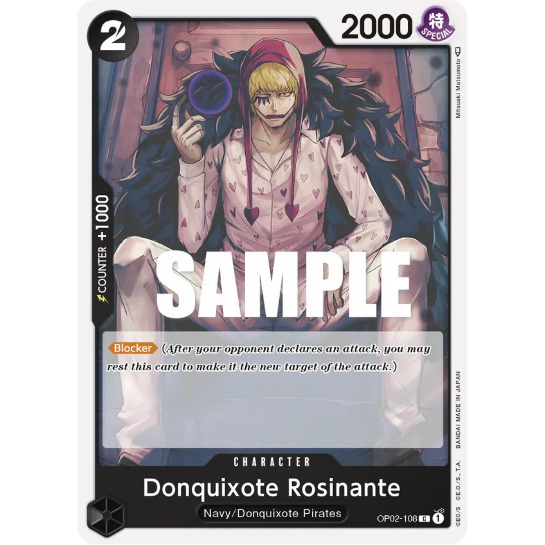 Donquixote Rosinante (OP02-108) - Starter Deck 19: BLACK Smoker