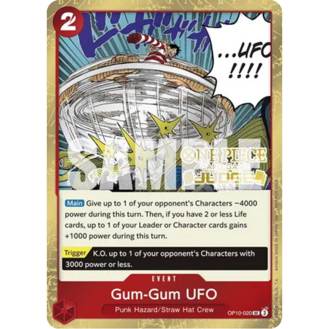 Gum-Gum UFO (Judge Pack Vol. 6) (OP10-020) - One Piece Promotion Cards Foil