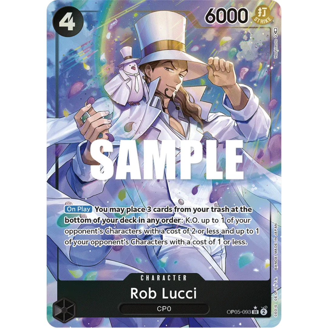 Rob Lucci (093) (Alternate Art) (OP05-093) - Awakening of the New Era Foil