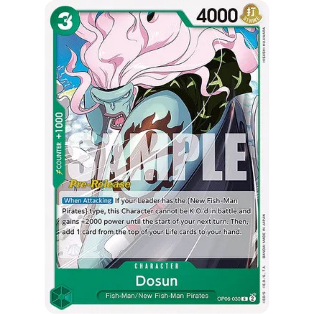 Dosun (OP06-030) - Wings of the Captain Pre-Release Cards