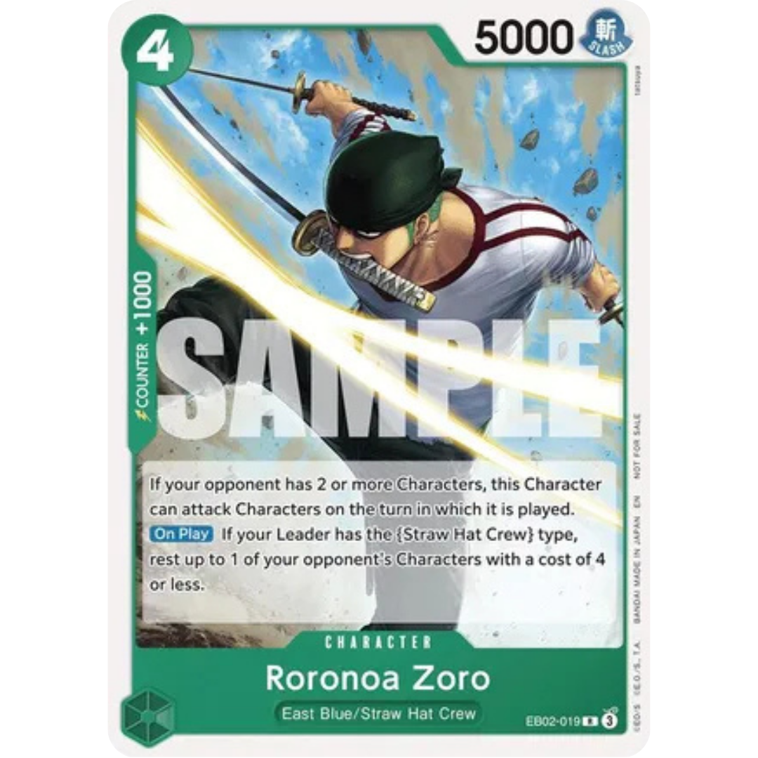 Roronoa Zoro (Tournament Pack 2025 Vol. 3) (EB02-019) - One Piece Promotion Cards