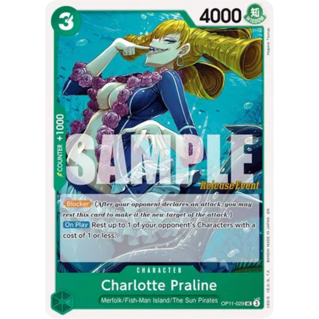 Charlotte Praline (OP11-029) - A Fist of Divine Speed Release Event Cards