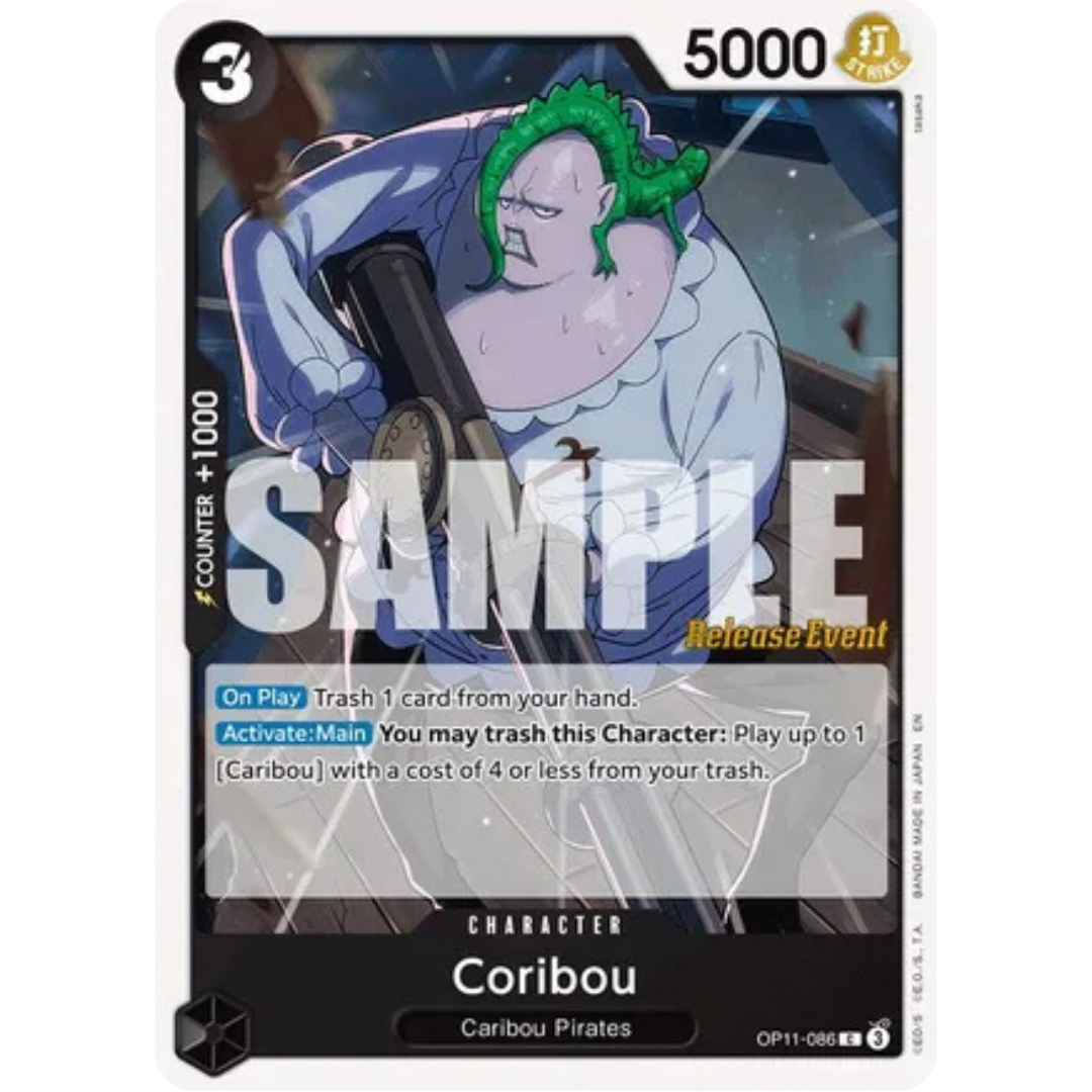 Coribou (OP11-086) - A Fist of Divine Speed Release Event Cards