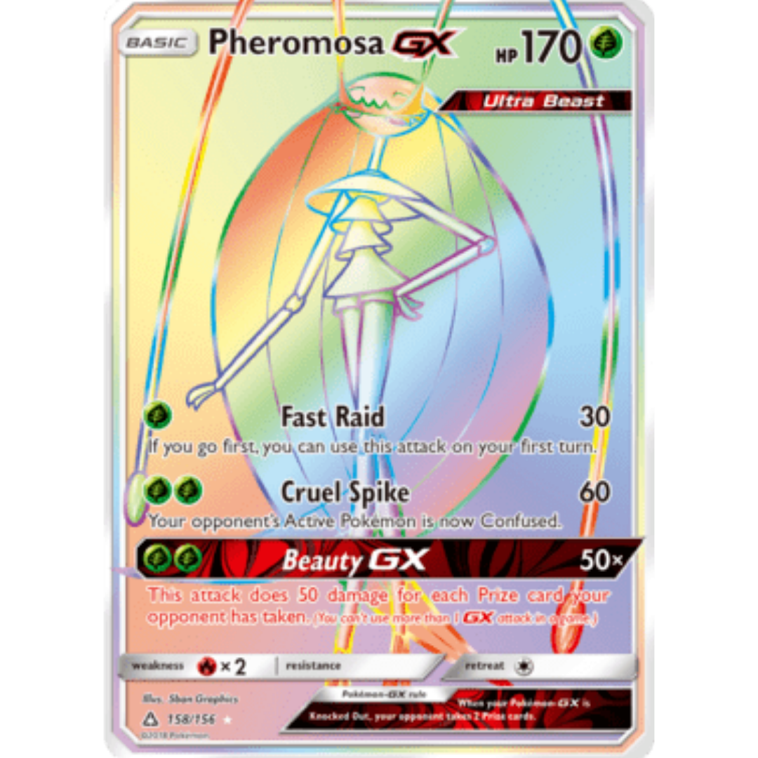 Pheromosa GX (Secret Rare) - Holofoil SM Ultra Prism - Secret Rare