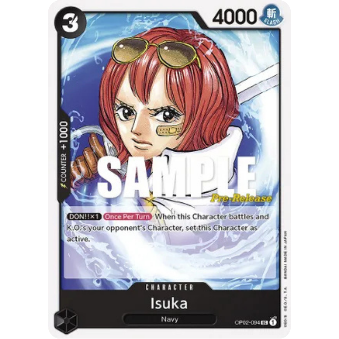 Isuka (OP02-094) - Paramount War Pre-Release Cards
