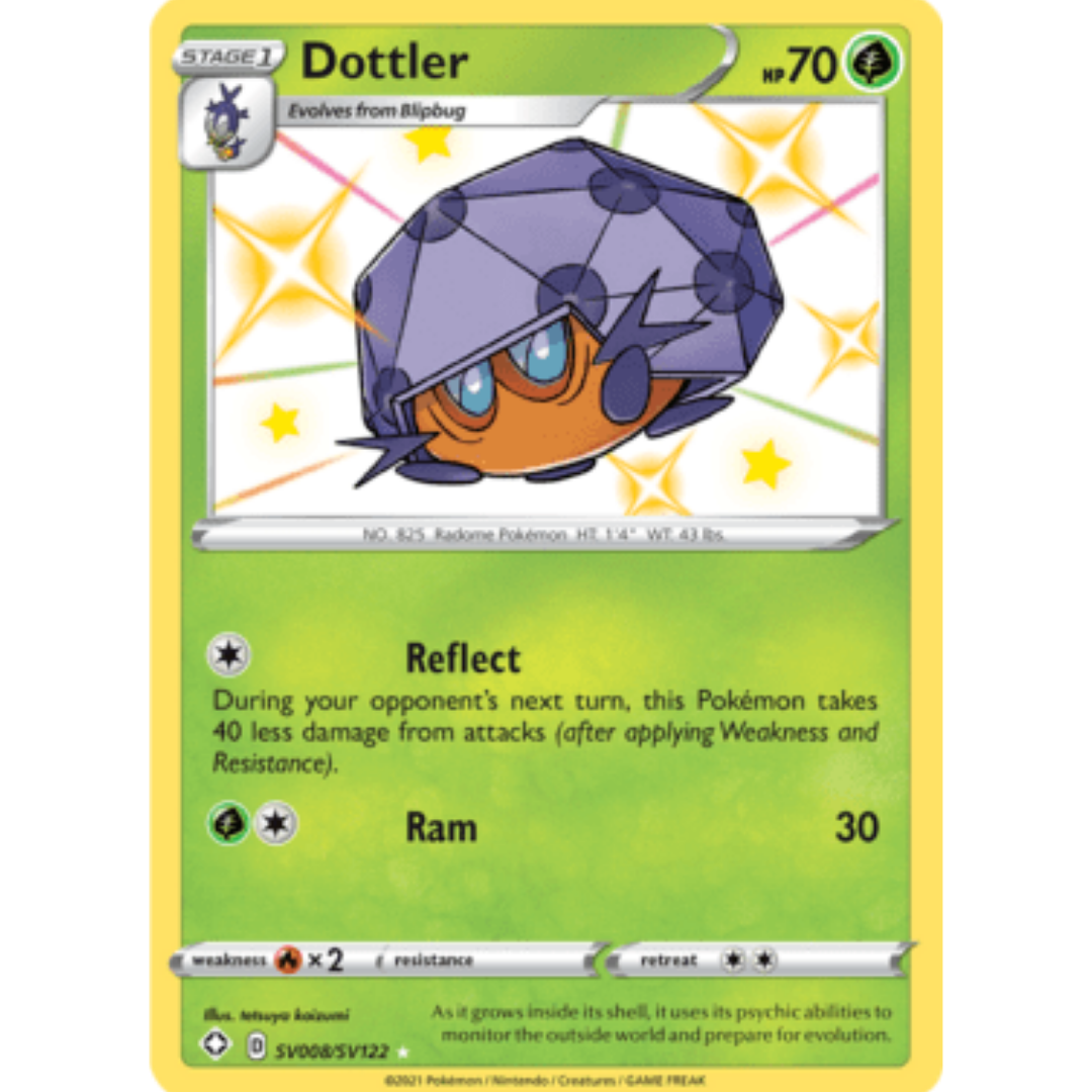 Dottler SV008 - Holofoil Shining Fates Shiny Vault - Shiny Holo Rare