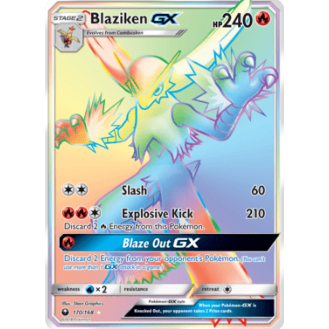 Blaziken GX (Secret) - Holofoil SM Celestial Storm - Secret Rare