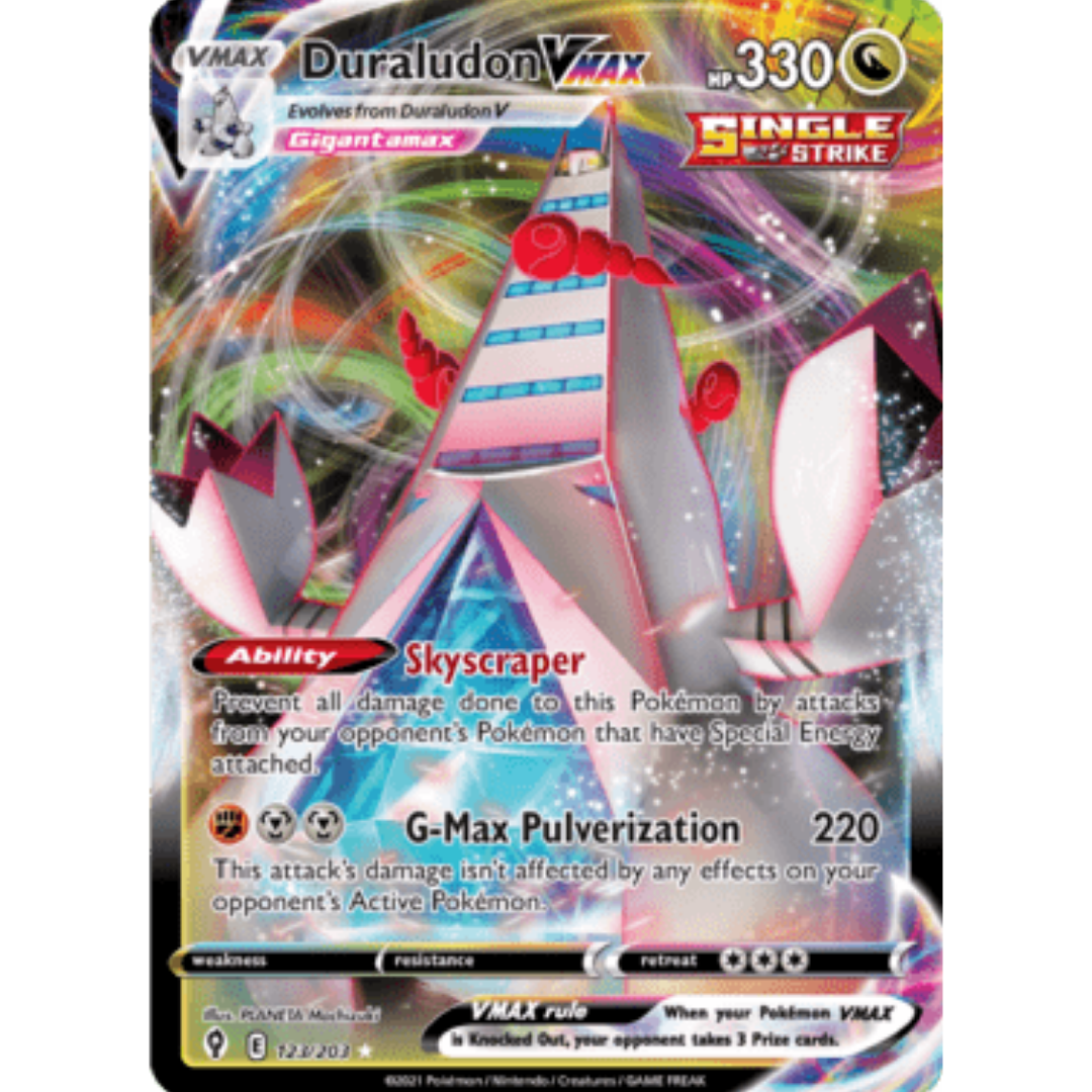 Duraludon VMAX 123 - Holofoil SWSH07 Evolving Skies - Ultra Rare