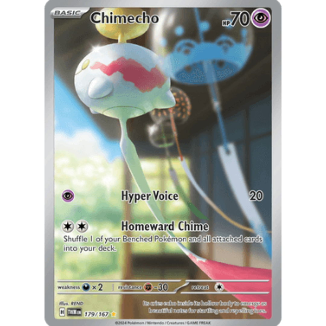 Chimecho 179/167 - Holofoil SV06 Twilight Masquerade - Illustration Rare