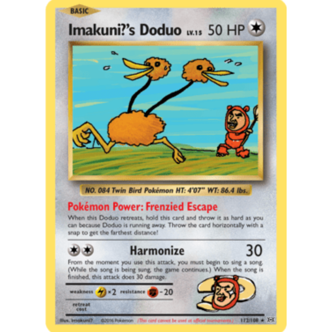 Imakuni?'s Doduo 112/108 XY Evolutions - Secret Rare
