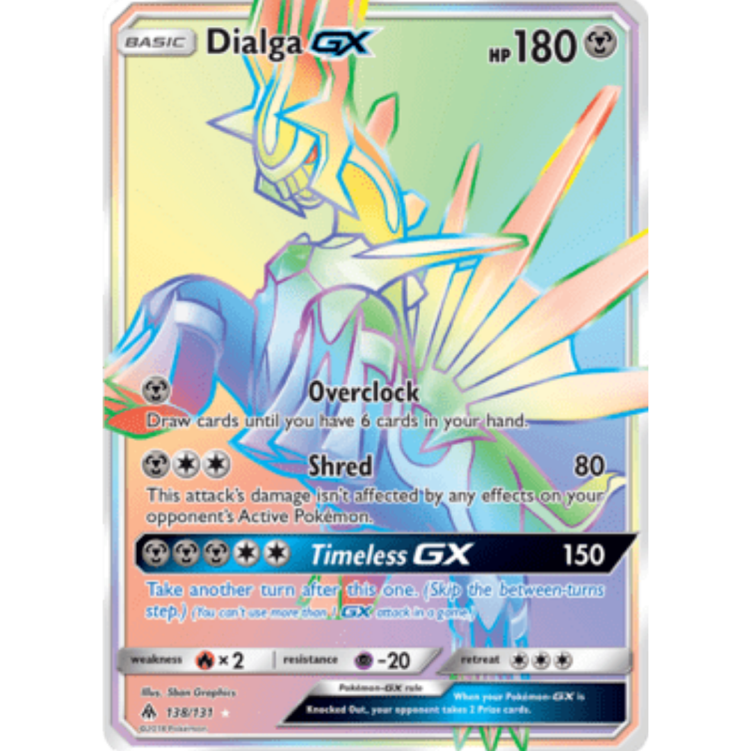 Dialga GX (Secret) - Holofoil SM Forbidden Light - Secret Rare