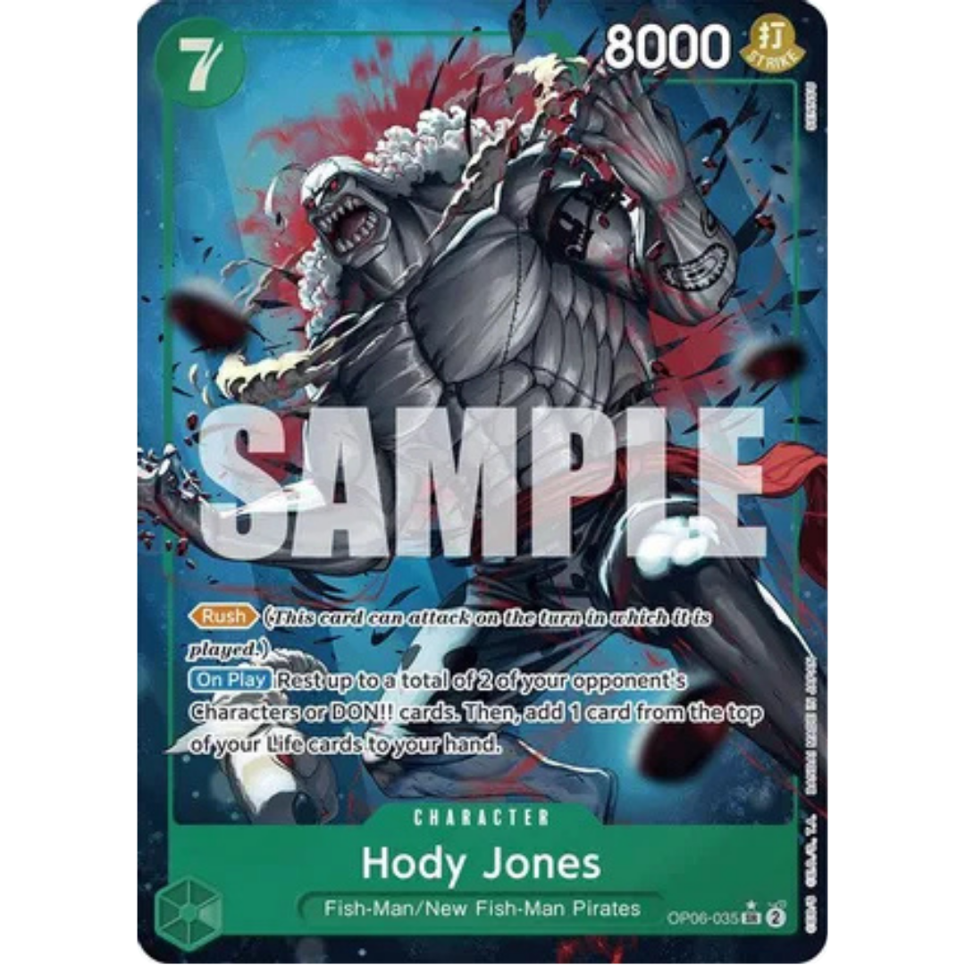 Hody Jones (Alternate Art) (OP06-035) - Premium Booster -The Best- Foil