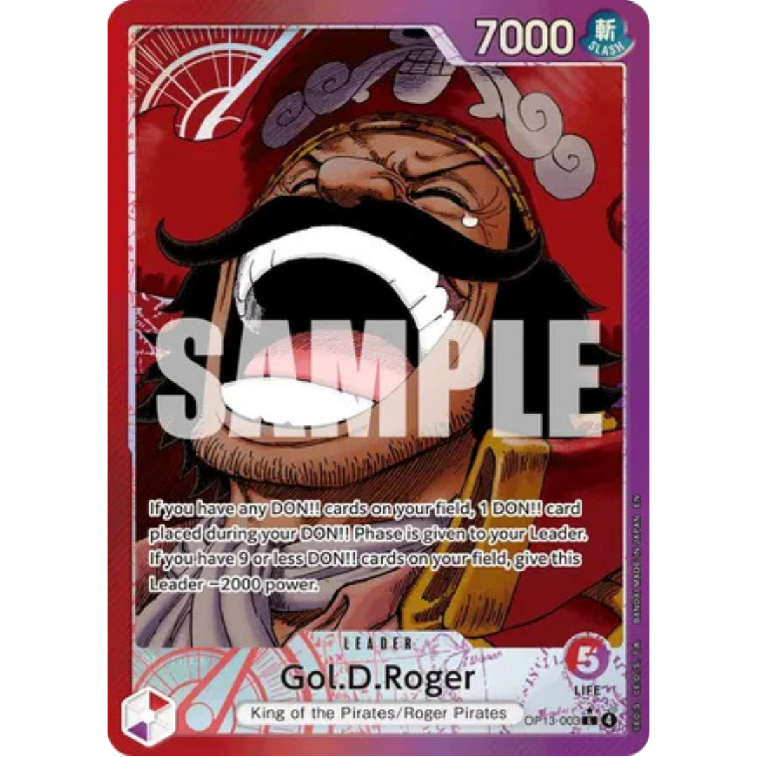 Gol.D.Roger (003) (Alternate Art) (OP13-003) - Carrying On His Will Foil