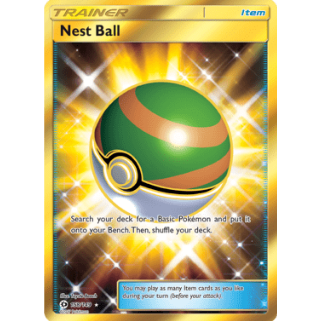 Nest Ball (Secret) 158 - Holofoil SM Base Set - Secret Rare
