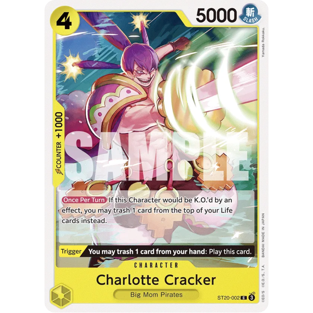 Charlotte Cracker (ST20-002) - Starter Deck 20: YELLOW Charlotte Katakuri