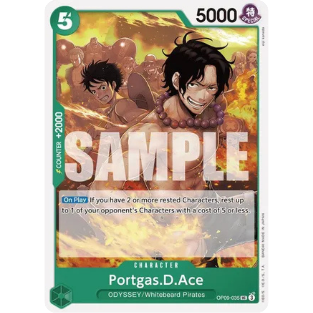 Portgas.D.Ace (OP09-035) - Emperors in the New World