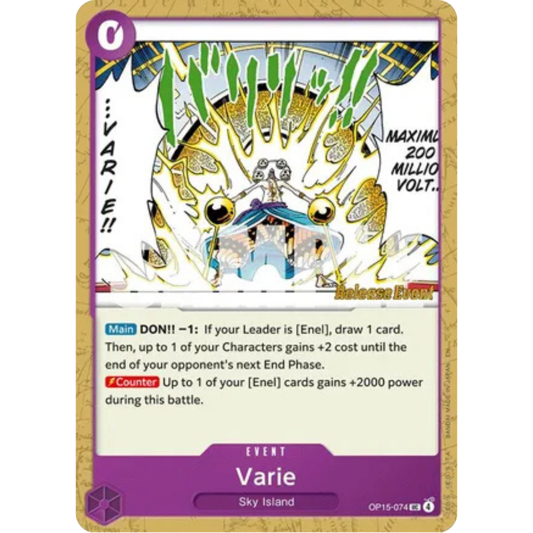 Varie (OP15-074) - Adventure on Kami's Island Release Event Cards