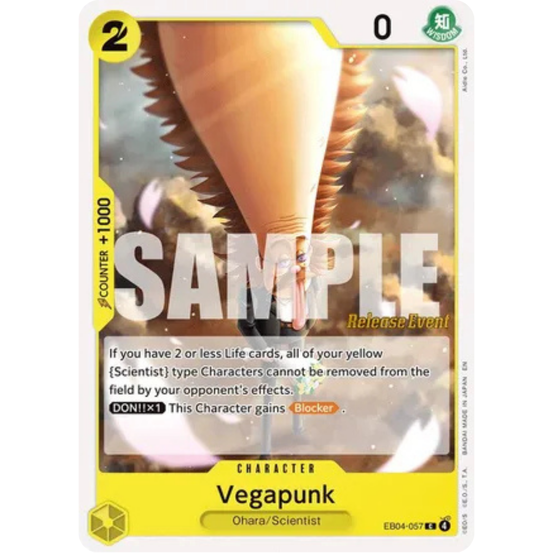Vegapunk (EB04-057) - Adventure on Kami's Island Release Event Cards
