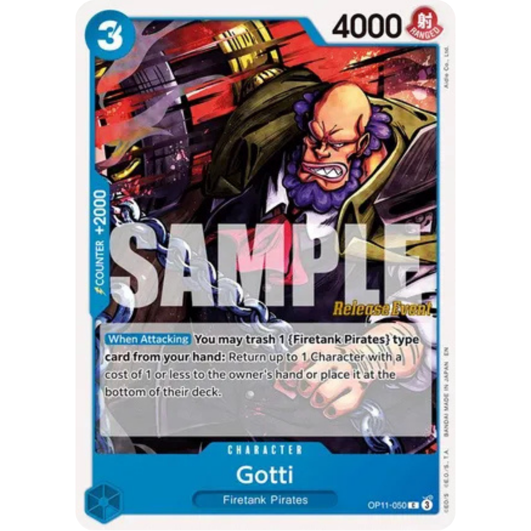 Gotti (OP11-050) - A Fist of Divine Speed Release Event Cards