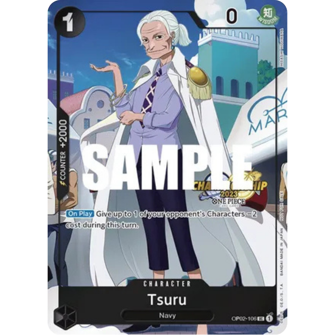 Tsuru (CS 2023 Event Pack) (OP02-106) - One Piece Promotion Cards Foil