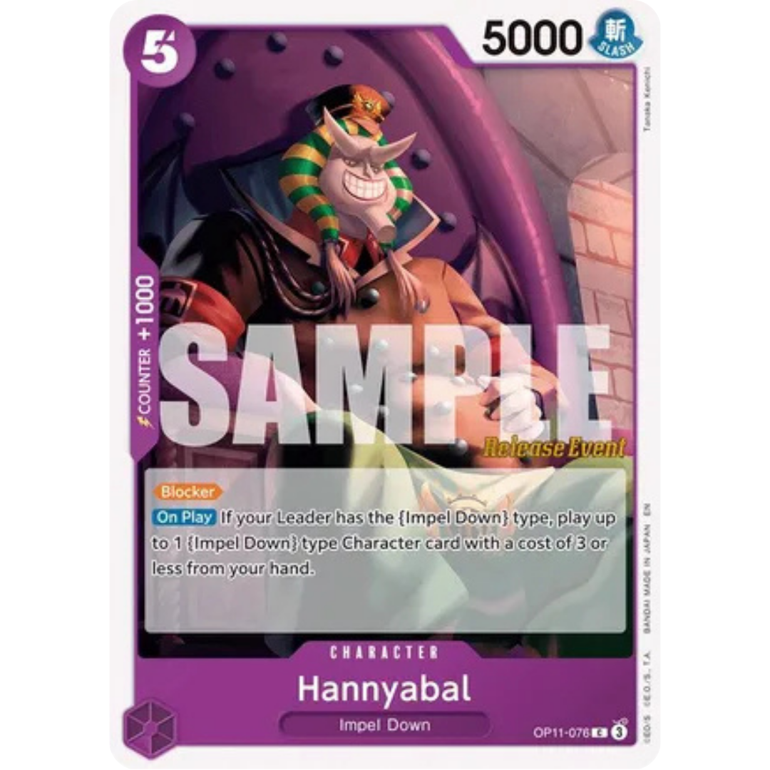 Hannyabal (OP11-076) - A Fist of Divine Speed Release Event Cards