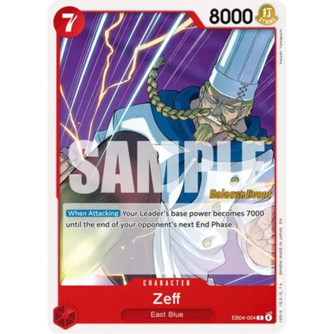 Zeff (EB04-004) - Adventure on Kami's Island Release Event Cards