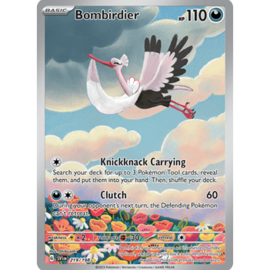 Bombirdier 219/198 - Holofoil SV01 Scarlet & Violet Base Set - Illustration Rare