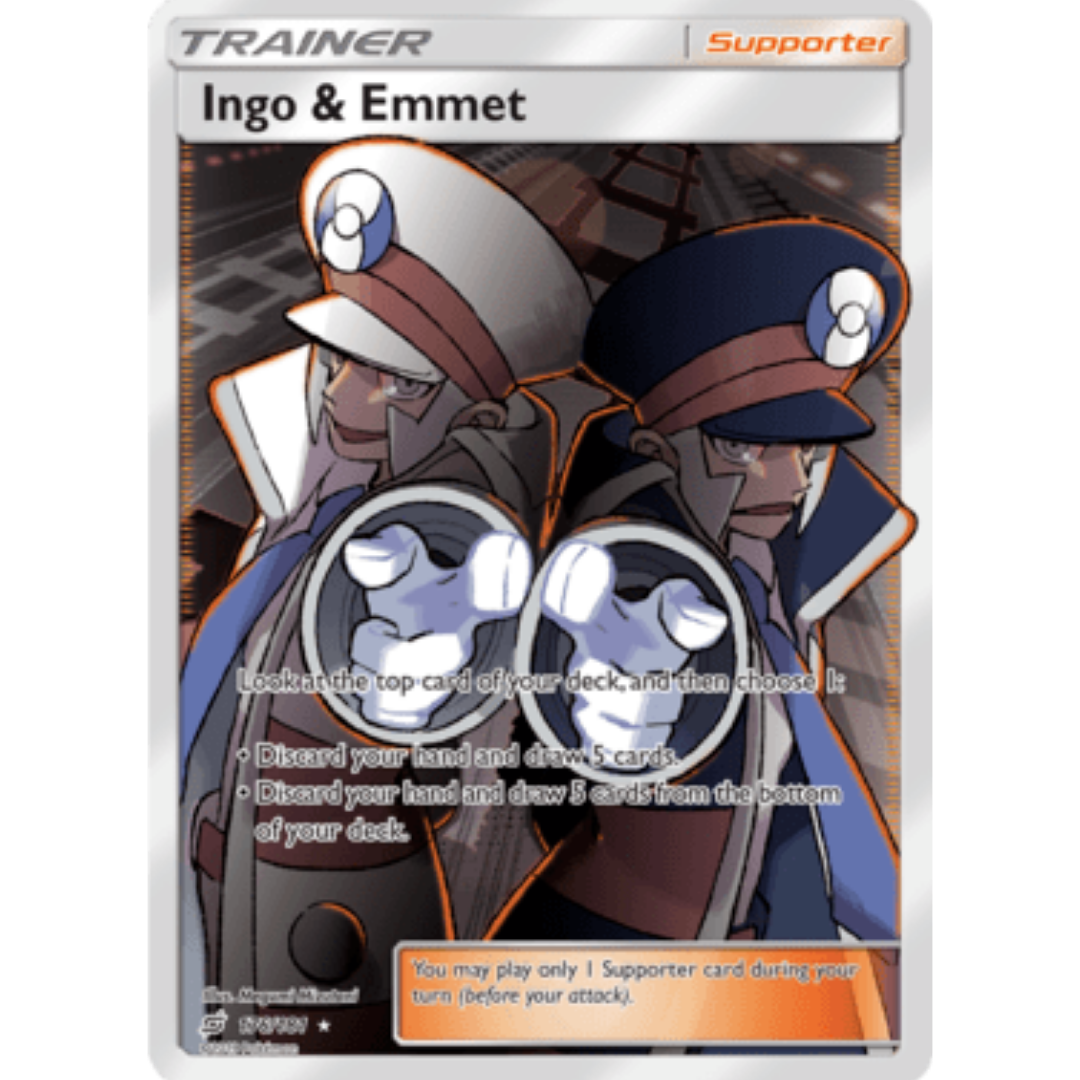 Ingo & Emmet (Full Art) - Holofoil SM Team Up - Ultra Rare