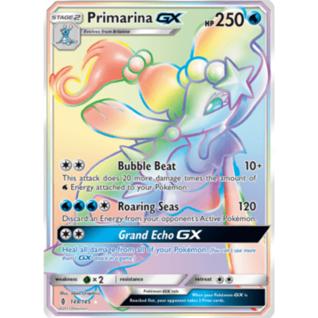 Primarina GX (Secret) - Holofoil SM Guardians Rising - Secret Rare