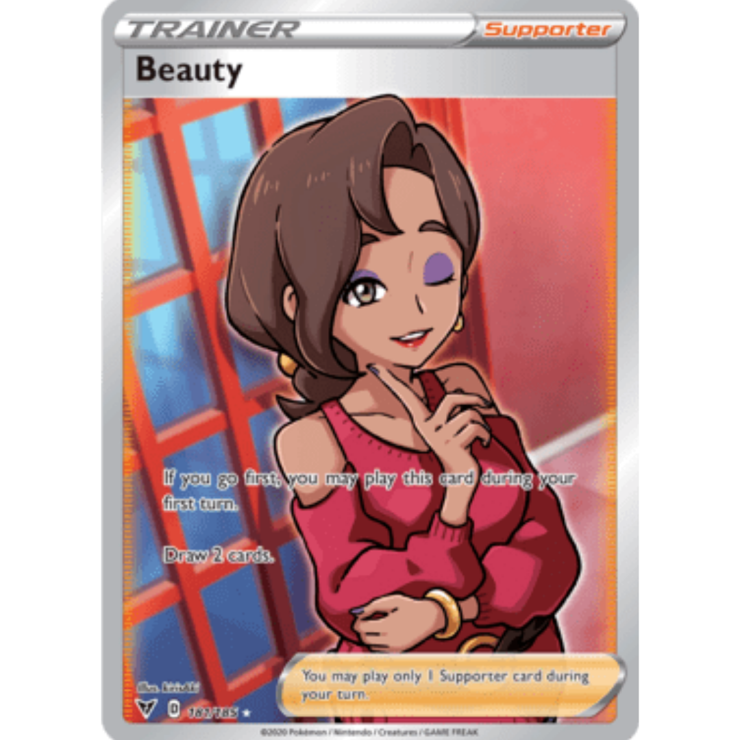 Beauty (Full Art) 181 - Holofoil SWSH04 Vivid Voltage - Ultra Rare