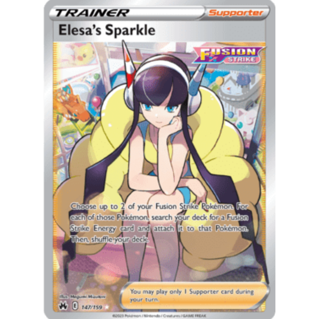 Elesa's Sparkle (Full Art) 147 - Holofoil SWSH Crown Zenith - Ultra Rare