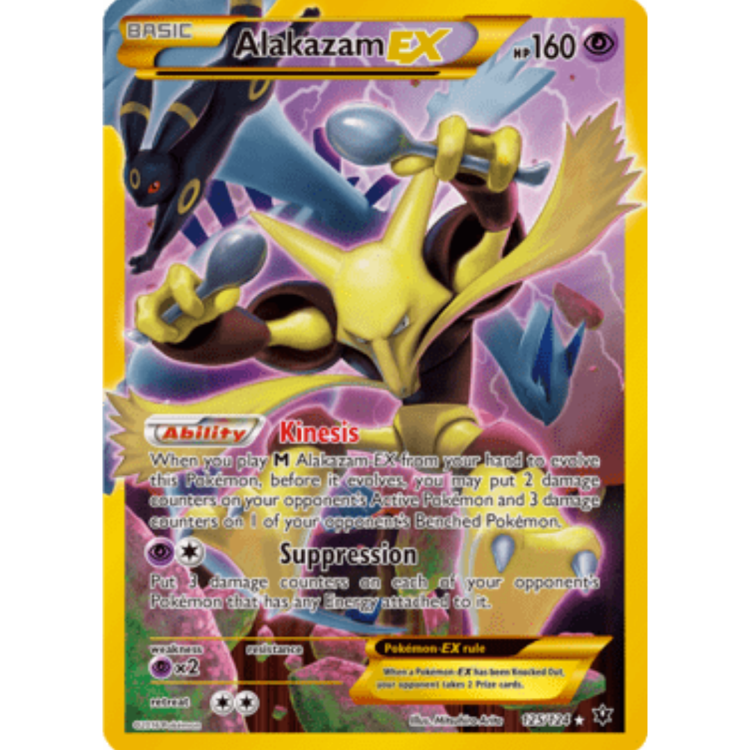 Alakazam EX (Secret) 125/124 - Holofoil XY Fates Collide - Secret Rare