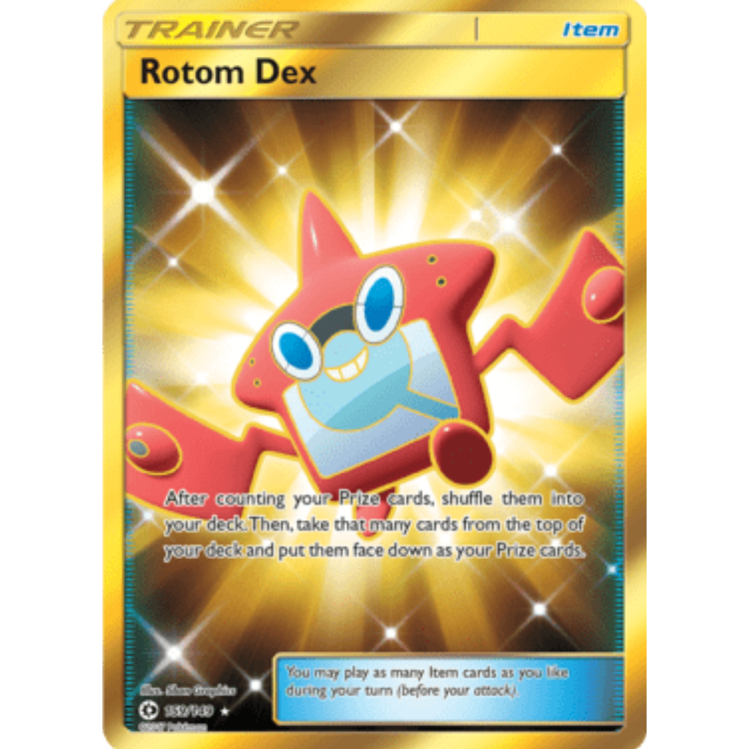 Rotom Dex (Secret) 159 - Holofoil SM Base Set - Secret Rare