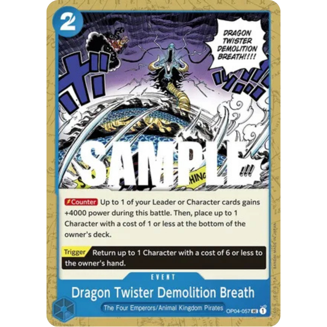 Dragon Twister Demolition Breath (OP04-057) - Kingdoms of Intrigue