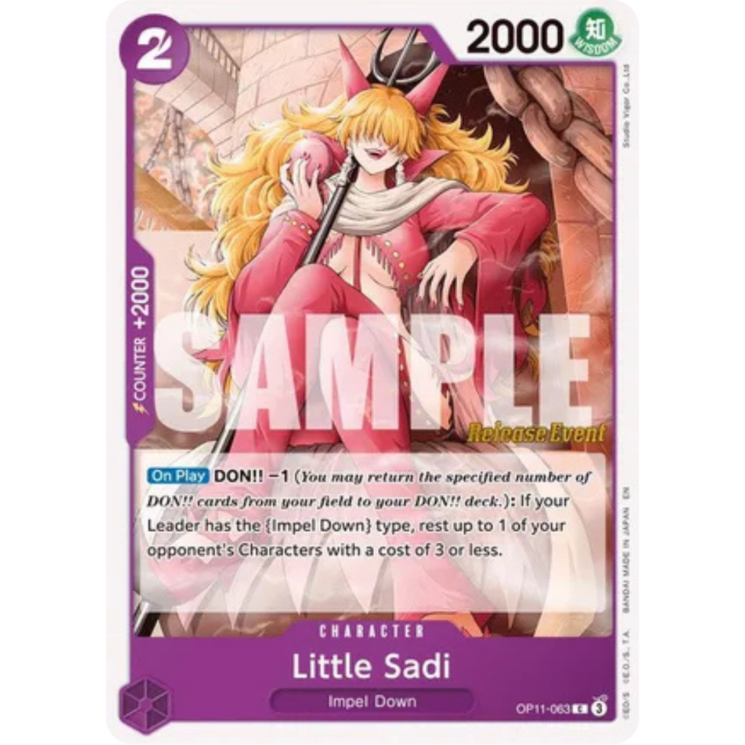 Little Sadi (OP11-063) - A Fist of Divine Speed Release Event Cards