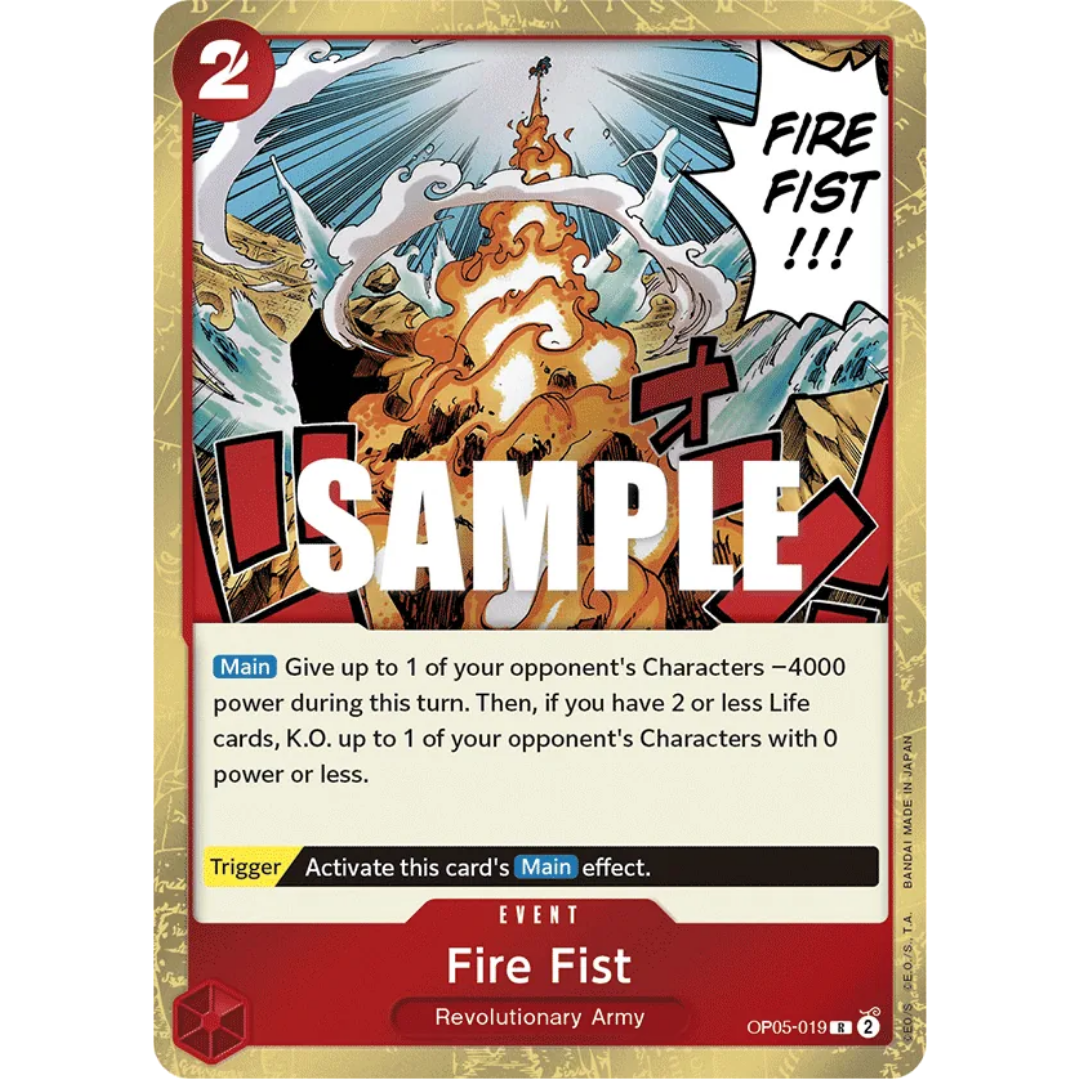 Fire Fist (OP05-019) - Awakening of the New Era Foil
