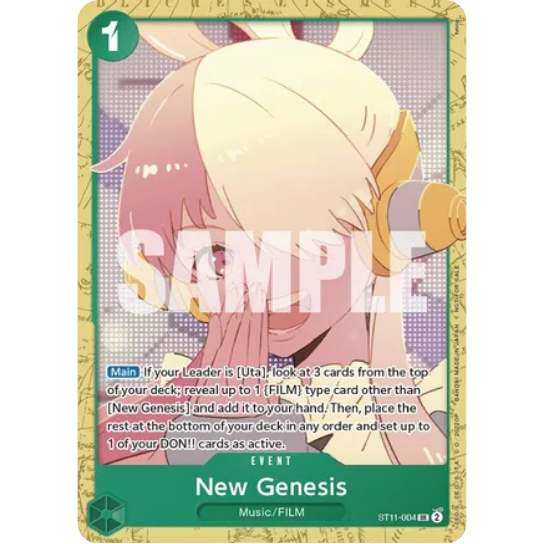 New Genesis (Starter Deck 11: Uta Deck Battle) (ST11-004) - One Piece Promotion Cards